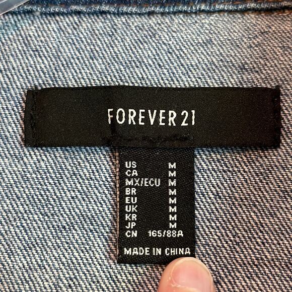 Forever 21 Studded Jean Jacket - Picture 9 of 10